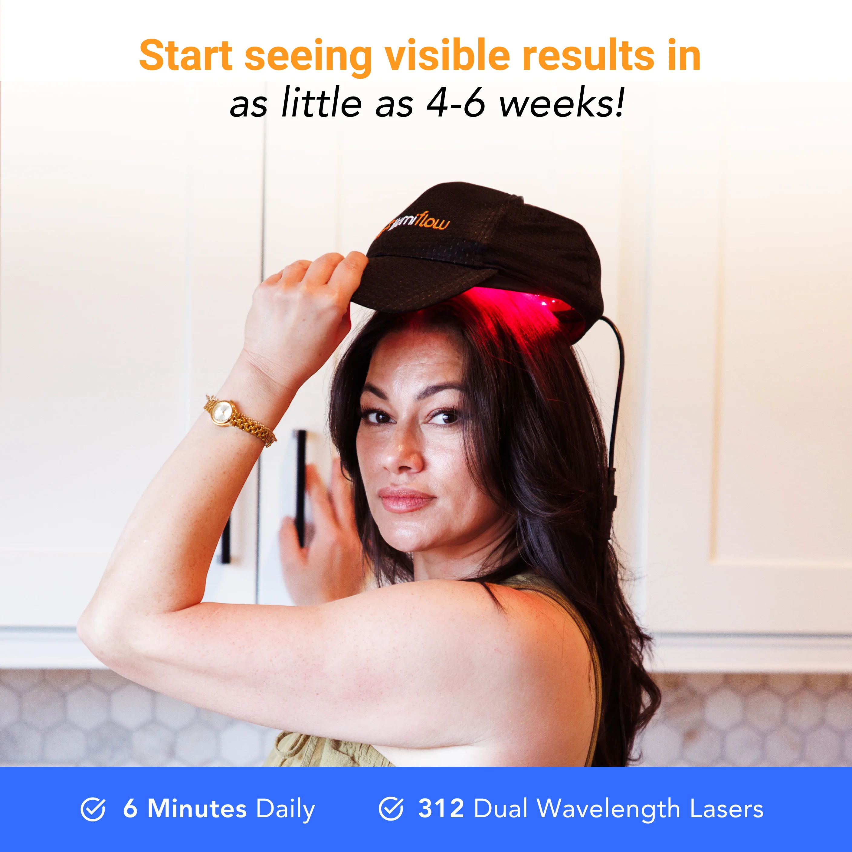 Illumiflow 312 Ultra – Dual Wavelength Flexible Laser Cap for Advanced Hair Growth - Image 5
